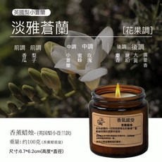 Aroma Sensation 香薰蠟燭 英國梨小蒼蘭, 1個, 02.英國梨小蒼蘭(80g) 4325C