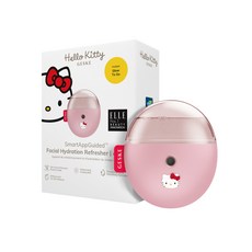 [게스케] 헬로키티 페이셜 하이드레이션 리프레셔 4 in 1 휴대용 가습기, 핑크