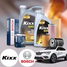 르노 XM3(20~) 1.6 가솔린 킥스 2026 5w30 합성엔진오일 필터세트 오일교환 패키지