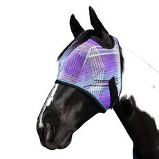 플라이 마스크 웹 트림은 말의 얼굴과 눈을 물림과 햇빛으로부터 보호하는 동시에 대형 라벤더 민트를 통해 완벽한 시야를 확보 있게 해줍니다, S (Yearling), 2019 Imperial Jade