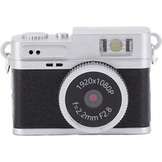 32GB 메모리 카드 2MP 사진 4개의 필터 및 LED 플래시 휴대용 레트로 디지털 카메라가 장착된 디오체 소형 키체인 카메라 1080P HD 비디오 레코더블랙, Black, 1개