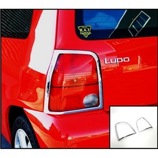 圓夢工廠 VW 福斯 LUPO 1999 2005 改裝 鍍鉻銀 車燈框 後燈框 尾燈框 飾貼 MIT 台灣製造, 1個