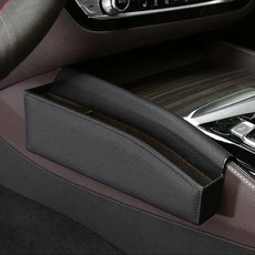 이십이도 BMW 5시리즈 G30 호환 가죽 사이드포켓 운전석 수납함 정리함, 블랙 (운전석), 1세트