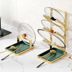 多功能鍋蓋架廚房支架放置架，桌面鍋蓋子支架，砧板菜板收納鍋蓋架, 1個