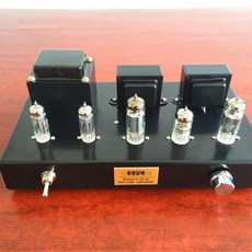 6P1 푸쉬풀 블루투스 앰프 진공관 킷트 자작 DIY, M. 6P1 블랙 케이스 키트, 6P1 블랙 케이스 키트