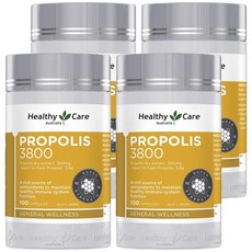 헬시케어 프로폴리스 드라이 엑스트렉트 3800mg 소프트캡슐, 200정, 4개