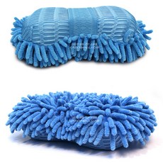 카렉스 3분세차 셔닐스펀지 세차용스펀지 셔닐미트, 상세페이지 참조, 1개