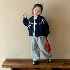 兒童春秋女寶夾克外套