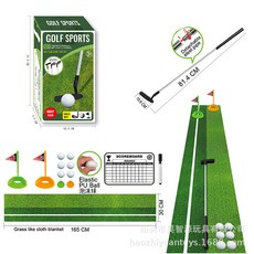 兒童自裝高爾夫球遊戲裝體育玩具 室內親子互動套裝 培養運動興趣和動手能力, 自裝高爾夫套裝（HY937678）, 1個