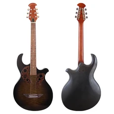 재고 라운드 백 6 현 어쿠스틱 기타 38 인치 포크 블랙 라 고광택 결함, 01 38인치, 01 China Mainland, 03 Model 1 Green