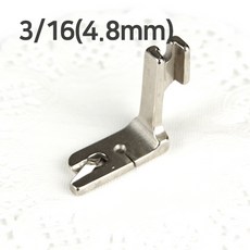 JSTrading 공업용 미싱 노루발 68종, 공업용 말아박기 노루발(대만) 3/16(4.8mm), 1개