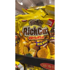 湖池屋 Rich Cut 和風海苔鹽厚切洋芋片 全素, 550g, 1個