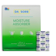 DAVSORB 제습기 실내 습기 흡수기 - 점보 미디엄 15팩 가정 전자 제품 옷장 및 신발장용 각 향 주머니 50g | 과도한 습기 방지