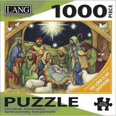 LANG 미국매장정품+ 1000PC 퍼즐 스트림 캔터 - 말 1731072, 내티비티.