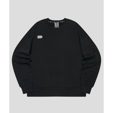 [ZD SPORTS] ZD 플리스 베이직 맨투맨 [블랙], M(95)