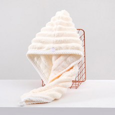 여성용 드라이 헤어 캡 머리 닦기용 두껍고 흡수성이 뛰어난 헤드스카프 속건성 타올 (색상-9), 3.9