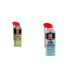 3nOne RV케어 슬라이드 아웃 실리콘 윤활제 스마트 빨대 분사 2가지 방식 11온스 & 창문 및 트랙 드라이 10온스