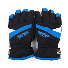 SANDBOX 孩童拼色加厚滑雪手套