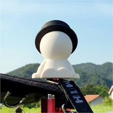 블랙스미스 타프 폴대캡, 화이트, 1개
