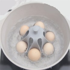 위니 달걀 삶는 기계 6구 달걀찜기 계란찜기 달걀실리콘몰드 계란삶는기계, 올네이션 전자레인지달걀찜기