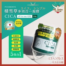 PICOMONTE 積雪草多效合一凝膠 250g 保濕凝膠, 1個