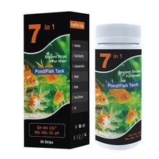수질 수족관 7 50/100PCS 테스트 세트 수조 in 1 스트립, 100 pieces, 한개옵션1