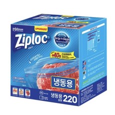 지퍼락 지퍼백 냉동용, 중(M), 220개, 1개
