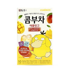 담터 탄산 콤부차 발효차 음료 망고 10T, 1