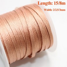 길이 15 8M BGA 솔더링 0MM 용접 구리 와이어 강력한 도구 주석 브레이드 솔더 메쉬 리무버 심지 납땜 PCB, 3mm x Length 15M