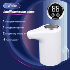 전기식 정수기 스마트 가정용 음수기 충전 (통수 정수용) 자동 USB, 하얀색
