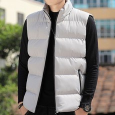 따뜻한 데일리룩 패딩조끼 공용 집업 패딩베스트 보온