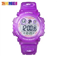 Skmei 時刻美 LED夜光透明多功能防水兒童 / 學生電子錶 兒童節禮物 生日禮物 台灣現貨 1451