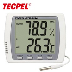 TECPEL 專業型溫濕度計 DTM-303A 3溫3濕校正報告, 1個, 公司三聯發票(請留抬頭/統編), 公司三聯發票