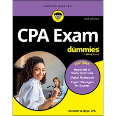 (영문도서) CPA Exam for Dummies Paperback, English, 9781394245994