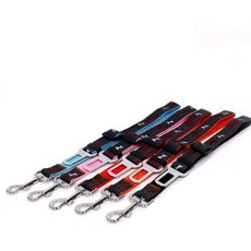 개 강아지 차량 안전 벨트 드라이브 외출 산책 색상임의 IEW7518D3, 차량 클립 확인요망