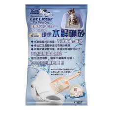 iCat 寵喵樂 環保水解礦砂 可沖馬桶礦砂, 1個, 薰衣草,下標數量1 (需運費), 6L, 薰衣草