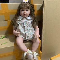 리얼 아기인형 베이비돌 리본돌 촬영용 베이비 실리콘, G 타입