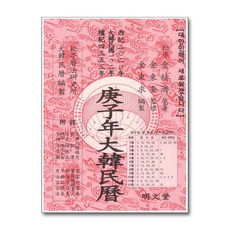 경자년 대한민력, 명문당