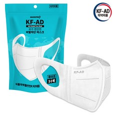 마스크프로 KFAD 비말차단 새부리형 마스크 대형 100매, 화이트, 2개, 50매