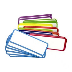 標籤磁性貼 磁鐵貼片 磁鐵白板片 書寫磁鐵 便利貼 小白板片 白板貼片, 顏色隨機