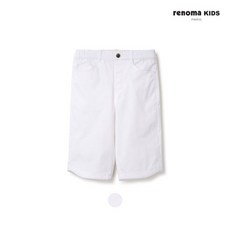 레노마 키즈 여아 화이트 5.5부 팬츠 R2421P269 35