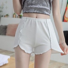 여성 홈웨어 안감달린 허벅지 노출방지 활동성 좋은 가벼운 숏팬츠 요가 필라테스