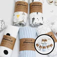 블랭킷 빅사이즈 오가닉 코튼 이중거즈 유아이불 스와들속싸개 wjm*54295FJ, 01_블랙도트