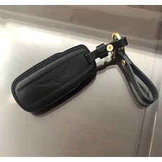 혼다 골드윙 키 오토바이 내구성 가죽 케이스 소재 2컬러 전용 제품 커버 튜닝 열쇠, 2. 검은색