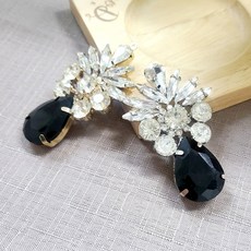 보석모티브 N-034, 금도금, 검정, 1개
