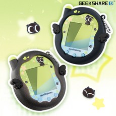 다마고치 유니 케이스 소흑 세트 긱쉐어, 펄블랙(반짝이), 펄블랙(반짝이), 1개, 소흑 케이스