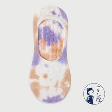 NicoFun 紮染淺口止滑瑜珈襪