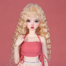 【 BJD】 正版BJD娃娃4分女豆蔻原創氣質溫柔女神套裝樹脂關節可動人形玩偶, 1個, V白,關節手：A款