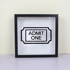 티켓 보관함 야구 보관 컬렉션 슬리브 콘서트 수집 엽서, 15cmx15cm, 1매, 텍스트 블랙