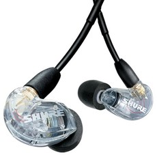 슈어 AONIC 215 UNI 인이어 이어폰 SHURE SE215 UNI 모니터 유선 이어셋 [삼아정품], 클리어
